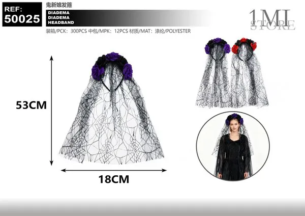 Diadema de novia fantasma