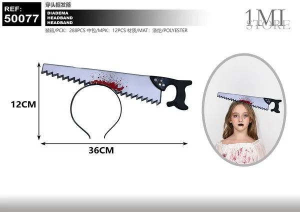 Diadema con serrucho atravesado