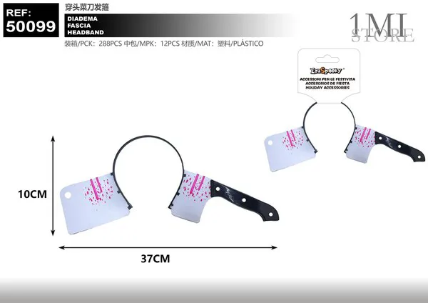 Diadema con cuchillo atravesado