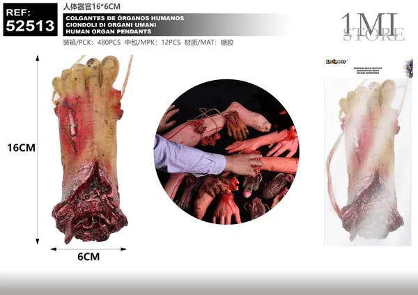 Pie falso de Halloween (16 cm)