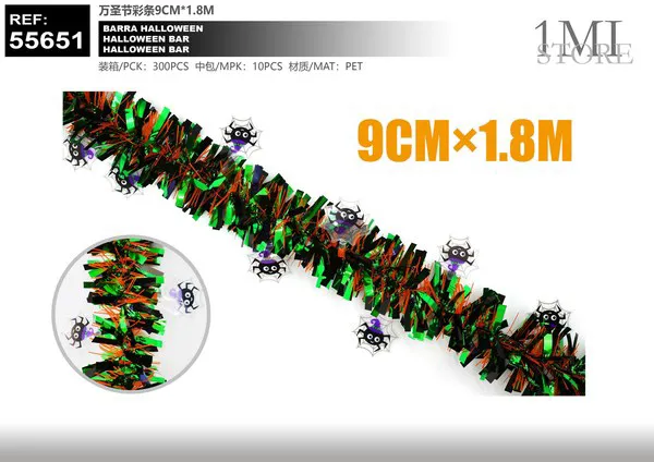 Guirnalda decorativa de Halloween (1.8 m)