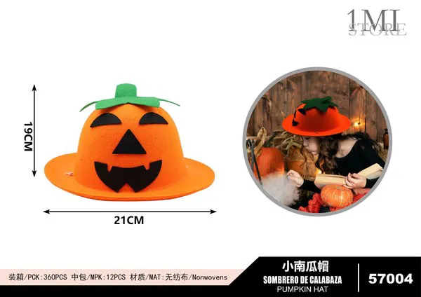 Gorro de calabaza pequeño (21x19 cm)