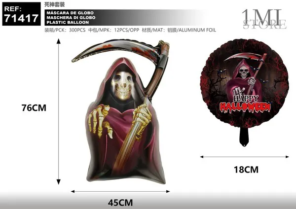Set de globos de la Muerte
