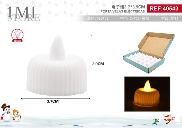 Vela LED eléctrica de té
