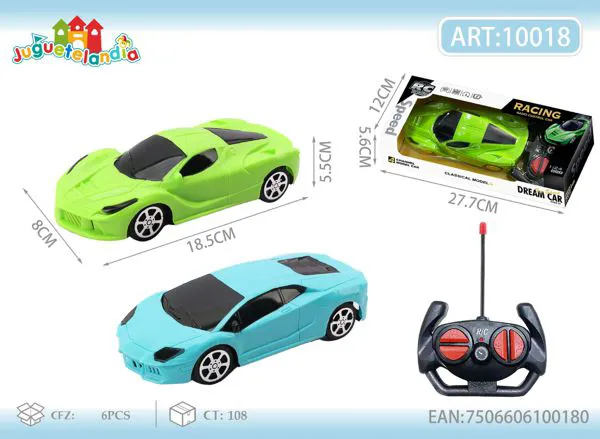 Auto deportivo de control remoto (colores surtidos)