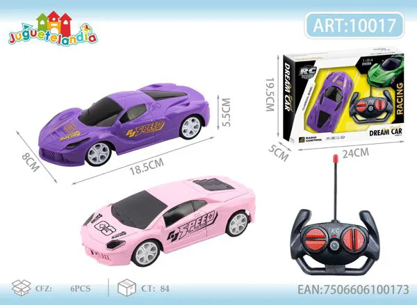 Auto deportivo de control remoto (colores surtidos)