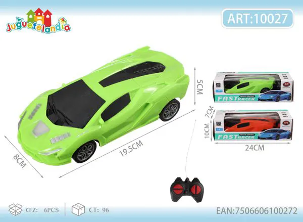 Auto deportivo Lamborghini de control remoto escala 1:18 verde