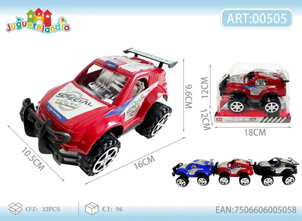 Jeep todoterreno de fricción (blíster)