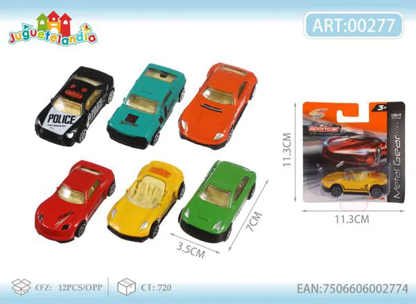 Auto de metal 1:64 (colores surtidos)