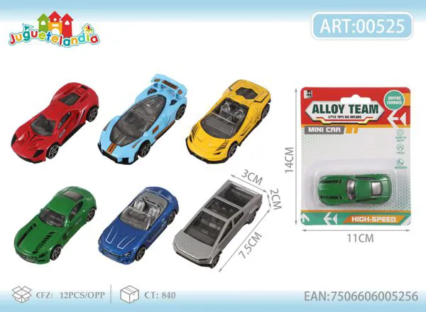 Auto deportivo de metal surtido