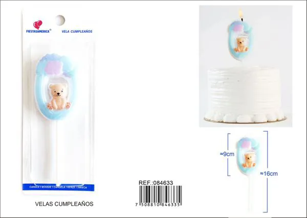 Vela de cumpleaños número 0