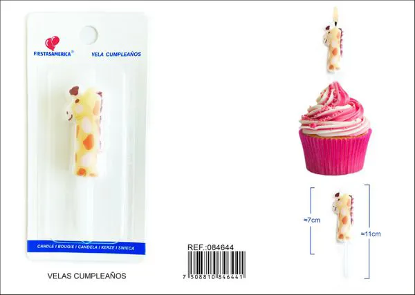 Vela de cumpleaños número 1