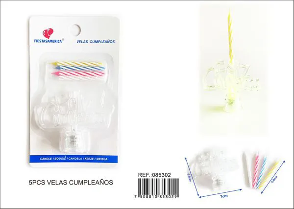 Vela LED de cumpleaños