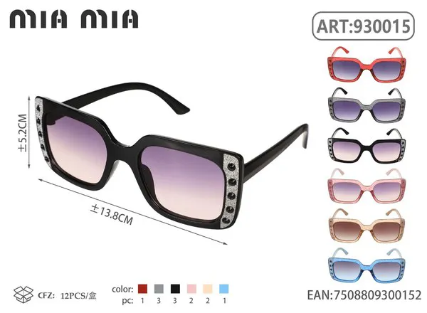 Gafas de sol cuadradas para niños con cristales