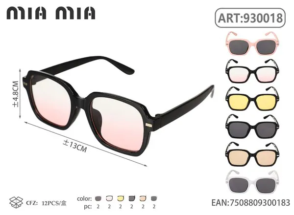 Gafas de sol cuadradas para niños con lentes degradados