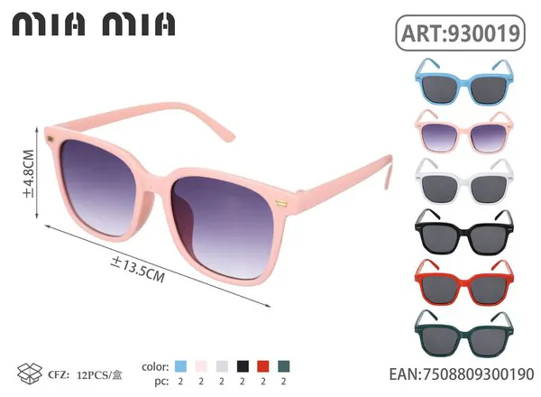 Gafas de sol para niños con montura color rosa