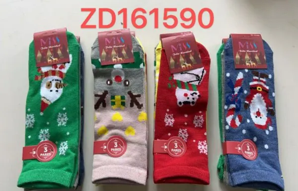 Calcetines tobilleros de Santa Claus