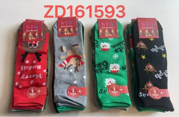 Calcetines navideños de reno Rodolfo