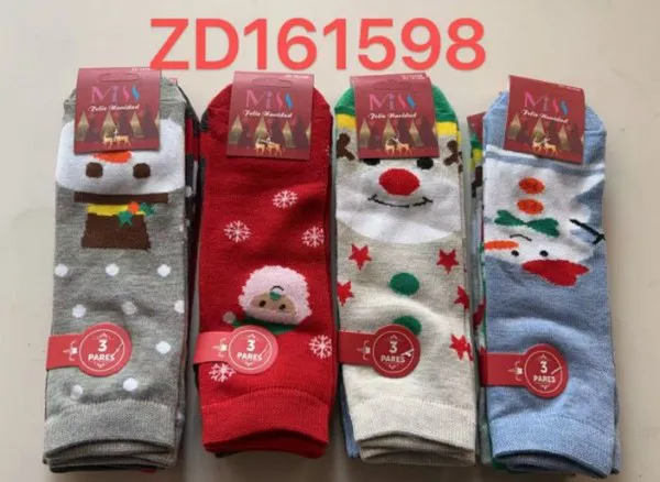 Calcetines tobilleros de reno para mujer