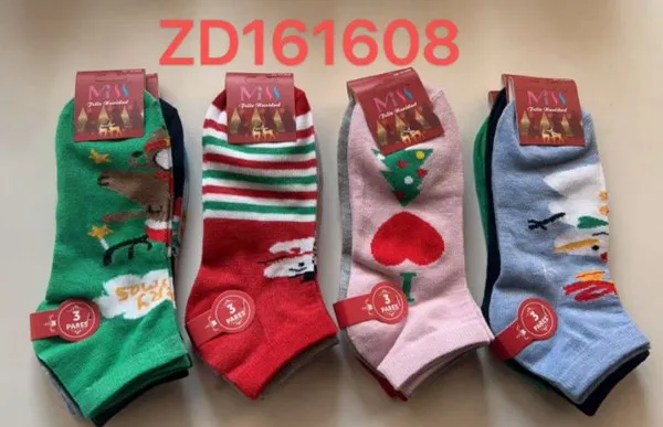 Calcetines navideños de Santa Claus