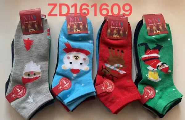 Calcetines navideños de mujer