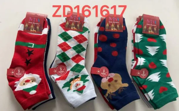 Calcetines navideños de mujer