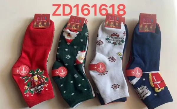 Calcetines navideños de mujer