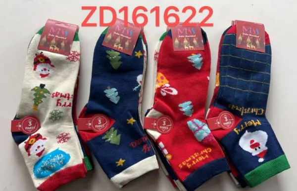 Calcetines navideños de mujer
