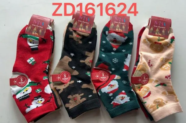 Calcetines navideños de mujer