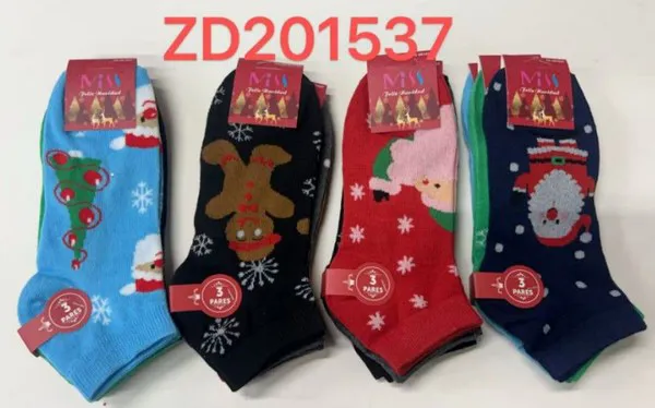 Calcetines navideños de mujer