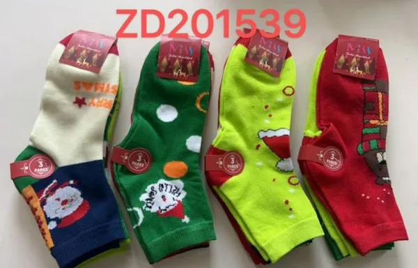 Calcetines navideños de mujer
