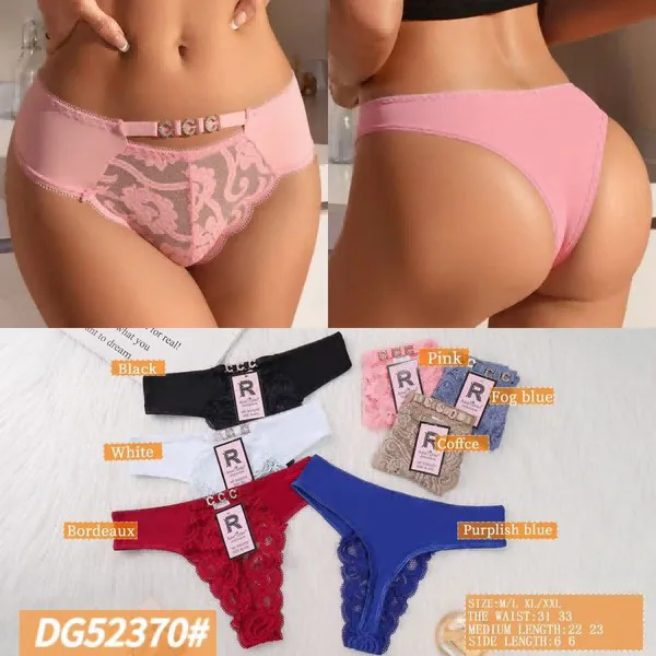 Tanga de encaje para mujer