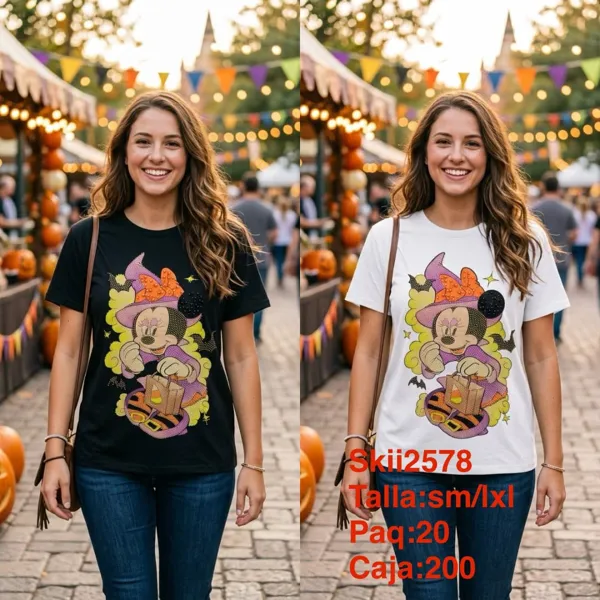 Playera Minnie Halloween