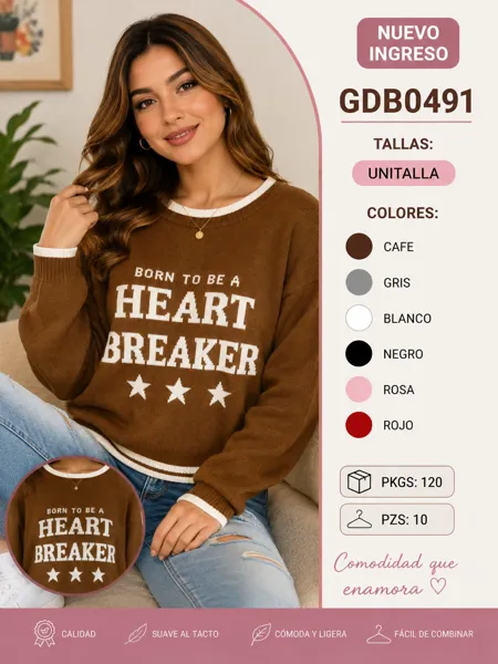Suéter Heart Breaker