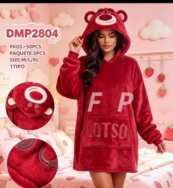 Sudadera con capucha de peluche