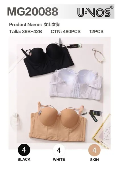 Sostén strapless con copa B