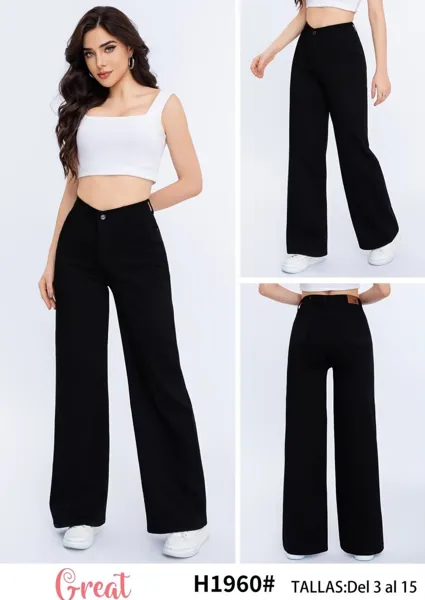 Jeans de corte recto