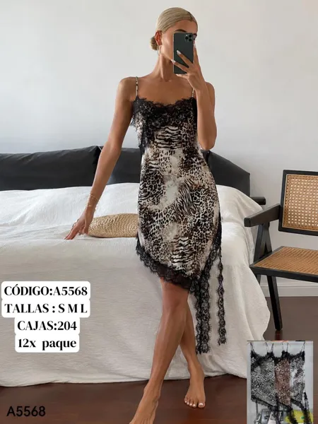 Vestido con encaje