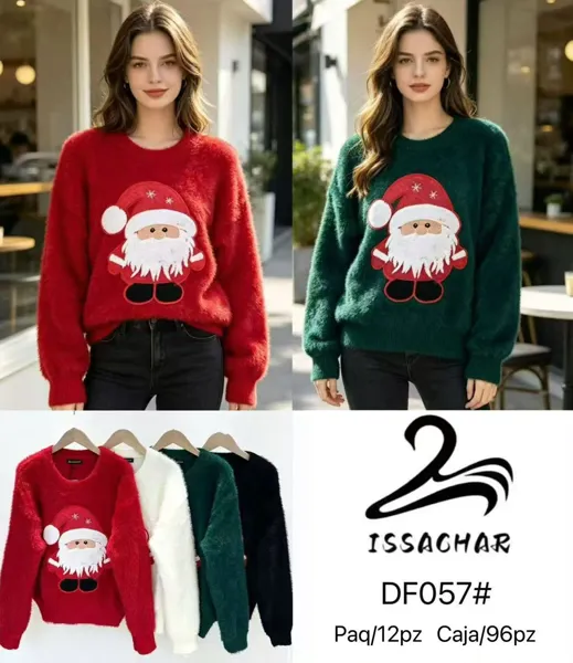 Suéter navideño de Santa Claus