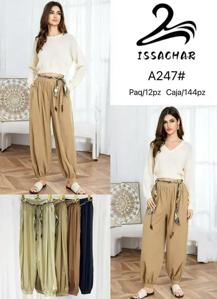 Pantalón con cinturón