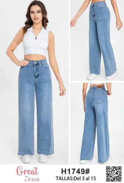 Jeans corte recto