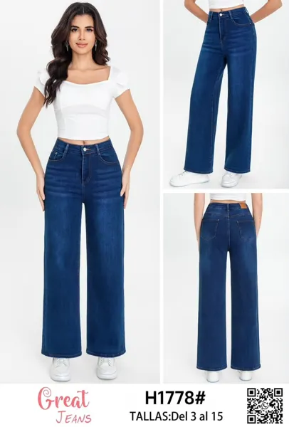 Jeans corte recto