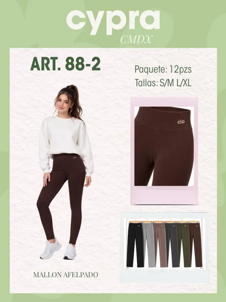 Legging afelpado