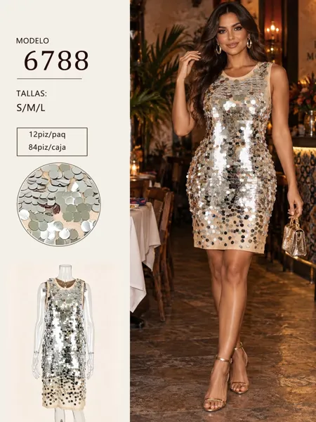 Vestido de lentejuelas
