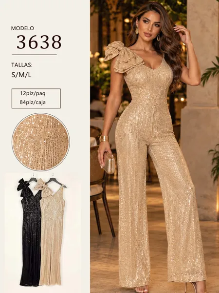 Jumpsuit con lentejuelas
