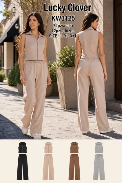Conjunto de chaleco y pantalón
