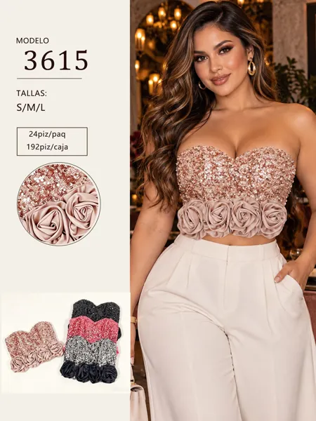 Corset con flores