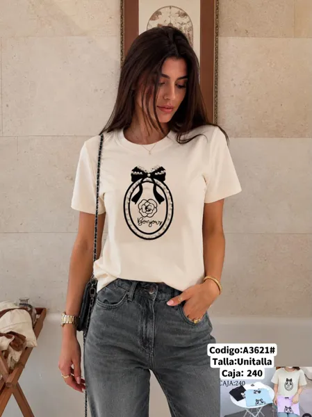 Playera con estampado