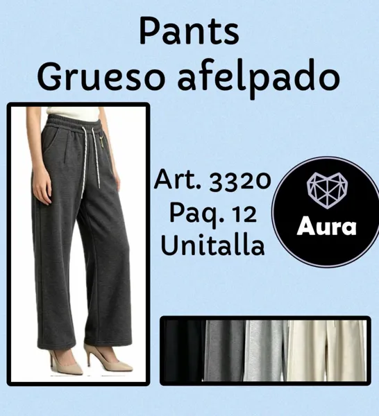 Pants Grueso afelpado