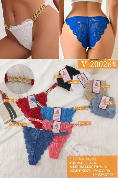 Tanga de encaje para dama